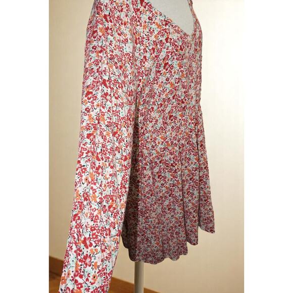 Torrid Textured Stretch Rayon Wild Flowers Mini Skater Dress 2X EUC - Picture 6 of 9